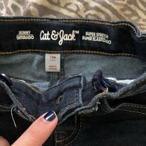 Toddler boy stretchy denim